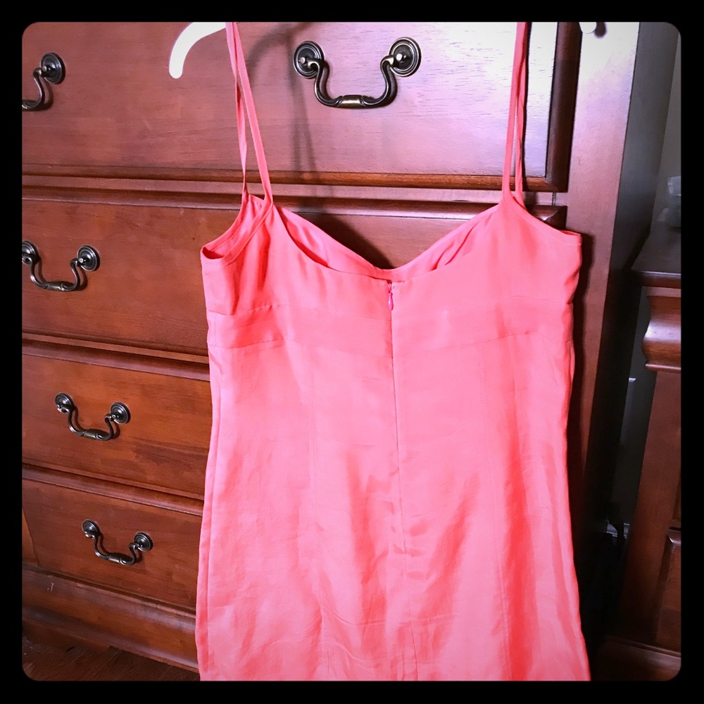 Pink spaghetti strap dress